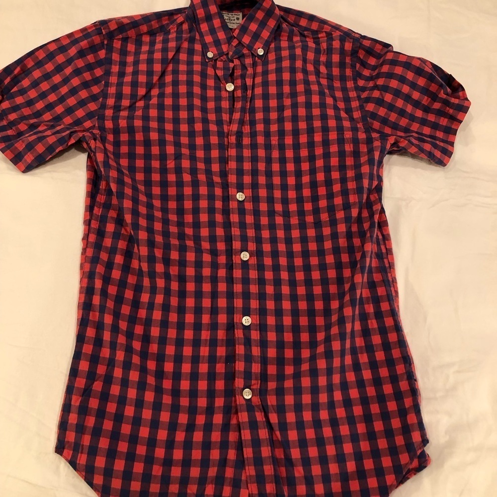 J. Crew gingham Patterned Button Down Shirt - image 1